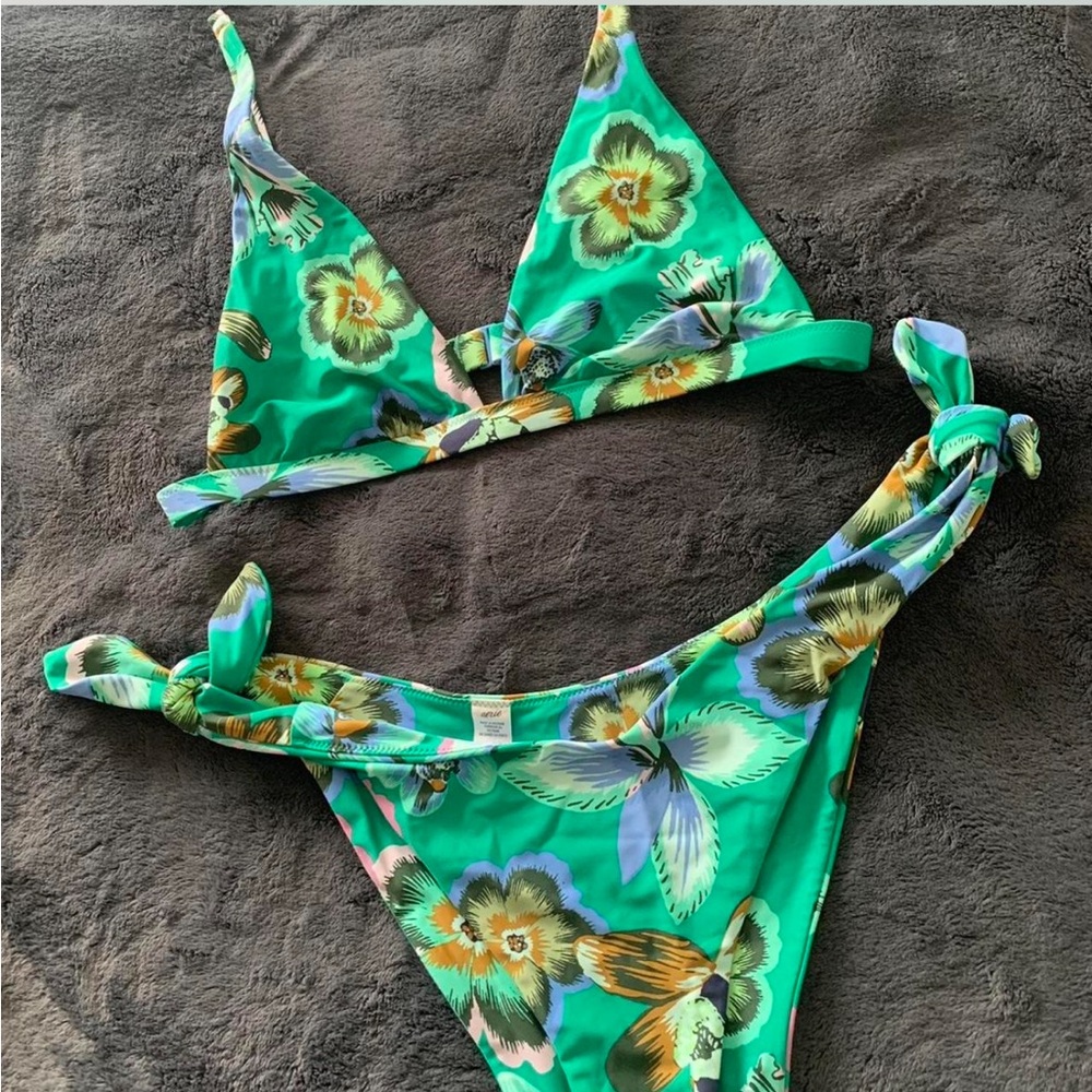 Aerie Tropical Cheeky Bikini Set